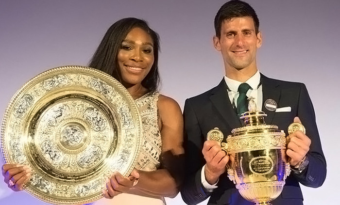Wimbledon 2015: l’eleganza di Novak Djokovic e Serena Williams
