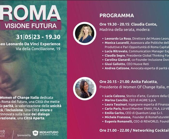 “Roma, Visione Futura”, l’evento di divulgazione e networking di Women Of Change Italia